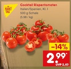 Cocktail Rispentomaten Angebote von Markttag bei Netto Marken-Discount Bottrop für 2,99 €
