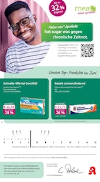 mea - meine apotheke Prospekt für Ulm mit 4 Seiten mea - meine apotheke Prospekt für Ulm: "Unsere Juni-Angebote", 4 Seiten, 01.06.2026 - 30.06.2026