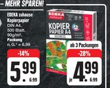 Kopierpapier Angebote von EDEKA zuhause bei E center Hof für 4,99 €