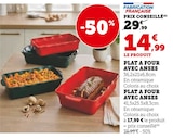 Plat à four avec anses - Super U à Quimper Plat à four avec anses en promo chez Super U Quimper à 14,99 €
