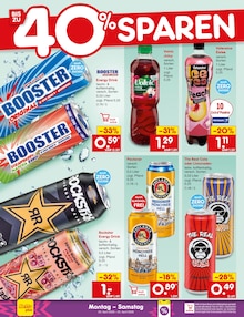 Cola im Netto Marken-Discount Prospekt "Aktuelle Angebote" mit 62 Seiten (Amberg)