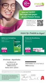 Aktueller mea - meine apotheke Apotheken Prospekt in Lichtentanne und Umgebung, "Unsere August-Angebote" mit 4 Seiten, 01.08.2025 - 31.08.2025