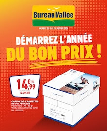 Prospectus Bureau Vallée en cours, "DÉMARREZ L'ANNÉE DU BON PRIX !", page 1 sur 16
