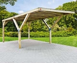 Y-Einzelcarport Angebote von weka bei Hellweg Hemer für 1.499,00 €