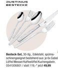 Besteck-Set im Angebot bei Opti-Wohnwelt in Schweinfurt Besteck-Set Angebote von JUSTINUS bei Opti-Wohnwelt Schweinfurt für 49,99 €
