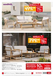 Gartensitzgruppe im XXXLutz Möbelhäuser Prospekt Gartensitzgruppe im XXXLutz Möbelhäuser Prospekt "GARTEN-PREISHITS" auf Seite 5