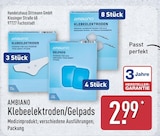 Klebeelektroden von Ambiano für 2,99 € bei ALDI Nord im Angebot Klebeelektroden von Ambiano im aktuellen ALDI Nord Prospekt