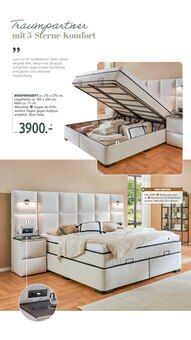 Bett im Polstermöbel Fischer Prospekt "Exklusives Wohndesign." mit 24 Seiten (Fürth)