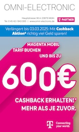 Omni-Electronic Prospekt: "Verlängert bis zum 03.03.2025: Mit Cashback Aktion richtig viel Geld sparen!", 8 Seiten, 02.01.2025 - 31.01.2025