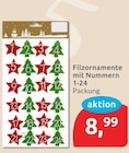Filzornamente mit Nummern 1-24 im budni Prospekt Filzornamente mit Nummern 1-24 von im aktuellen budni Prospekt für 8,99 €