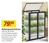 toom Baumarkt Zittau - Balkongewächshaus Angebot im Prospekt Balkongewächshaus bei toom Baumarkt im Zittau Prospekt für 79,99 €