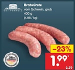 Bratwürste Angebote von Gut Ponholz bei Netto Marken-Discount Pinneberg für 1,99 €