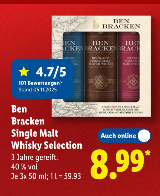 Single Malt Whisky Selection