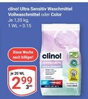 Ultra Sensitiv Waschmittel Vollwaschmittel Angebote von clino! bei GLOBUS Völklingen für 2,99 €