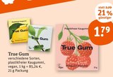 Aktuelles True Gum Angebot bei tegut in Wiesbaden ab 1,79 €