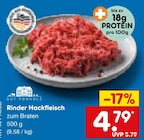 Rinder Hackfleisch im Angebot bei Netto Marken-Discount in Aachen Rinder Hackfleisch Angebote von GUT PONHOLZ bei Netto Marken-Discount Aachen für 4,79 €