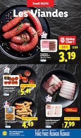 Saucisse Angebote im Prospekt "Moins Cher !" von Lidl auf Seite 4