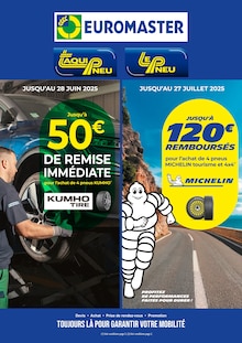 Prospectus Euromaster de la semaine "EUROMASTER" avec 1 pages, valide du 09/06/2025 au 22/06/2025 pour Dax et alentours