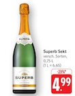Sekt im Angebot bei E center in Singen Sekt Angebote von Superb bei E center Singen für 4,99 €