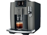 E8 (EC) Kaffeevollautomat Dark Inox Angebote von JURA bei MediaMarkt Saturn Hilden für 1.049,00 €