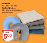 Aktuelle Nackenkissen Angebote bei GLOBUS in Mannheim Aktuelles Sitzkissen Angebot bei GLOBUS in Mannheim ab 5,00 €