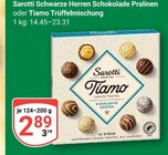 Schwarze Herren Schokolade Pralinen Angebote von Sarotti bei GLOBUS Ludwigshafen für 2,89 €