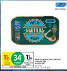 Foie de morue MSC nature -25% de sel - Nautilus en promo chez Intermarché Tours à 1,20 €