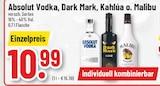 Trinkgut Rhede - Absolut Vodka, Dark Mark, Kahlúa o. Malibu Angebot im Prospekt Absolut Vodka, Dark Mark, Kahlúa o. Malibu bei Trinkgut im Rhede Prospekt für 9,99 €