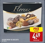 Assortiment de biscuits - Florenz en promo à 4,49 € chez Aldi Assortiment de biscuits - Florenz dans le catalogue Aldi