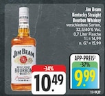 Aktuelles Kentucky Straight Bourbon Whiskey Angebot bei EDEKA in Würzburg ab 9,99 €