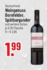 Weingenuss Dornfelder Angebote bei Trinkgut Regensburg für 1,99 €