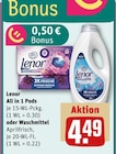 All in 1 Pods von Lenor im aktuellen REWE Prospekt für 4,49 €