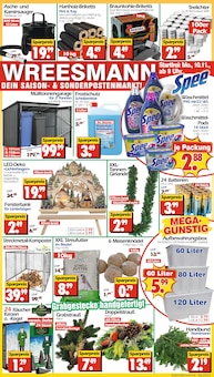 Wreesmann Prospekt der KW 45 "DEIN SAISON- & SONDERPOSTENMARKT!" Aktueller Wreesmann Prospekt "DEIN SAISON- & SONDERPOSTENMARKT!" Seite 1 von 12 Seiten