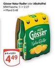 Natur Radler im Angebot bei GLOBUS in Siegen Natur Radler Angebote von Gösser bei GLOBUS Siegen für 4,49 €