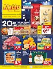 Aktueller Netto Marken-Discount Prospekt mit Wurst, "Aktuelle Angebote", Seite 1