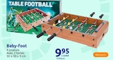 Baby-foot en promo chez Action Le Mans à 9,95 €