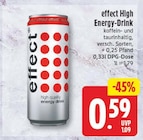 High Energy-Drink von effect für 0,59 € bei EDEKA im Angebot High Energy-Drink von effect im aktuellen EDEKA Prospekt