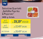 Selection Quartett „Gefüllte Paprika & Peperoni“ von Metro Chef für 20,53 € bei METRO im Angebot Selection Quartett „Gefüllte Paprika & Peperoni“ von Metro Chef im aktuellen METRO Prospekt