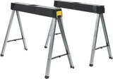 Lot de 2 tréteaux pliables - STANLEY - Gedimat à Clermont-Ferrand Lot de 2 tréteaux pliables - STANLEY en promo chez Gedimat Clermont-Ferrand à 89,00 €