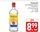Gin im Angebot bei EDEKA in Leipzig Gin Angebote von Finsbury bei EDEKA Leipzig für 8,99 €