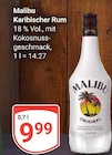 Karibischer Rum Angebote von Malibu bei GLOBUS Ludwigshafen für 9,99 €