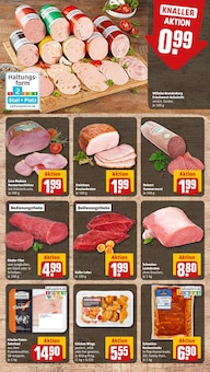 Braten im aktuellen REWE Prospekt (Mainz) Braten im REWE Prospekt "Dein Markt" mit 14 Seiten (Mainz)