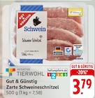 Zarte Schweineschnitzel Angebote von Gut & Günstig bei EDEKA Reutlingen für 3,79 €