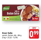 Soße zu Braten Extra Angebote von Knorr bei EDEKA Tübingen für 0,99 €