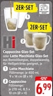 Cappuccino Glas-Set oder Latte Macchiato Glas-Set Angebote von Hi bei E center Aalen für 6,99 €