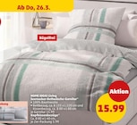 Seersucker-Bettwäsche-Garnitur Angebote von Home Ideas Living bei Penny Hof für 5,99 €