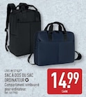 Sac à dos ou sac ordinateur - LIVE IN STYLE en promo chez Aldi Amiens à 14,99 €