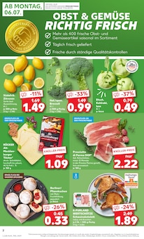 Kaufland Prospekt der KW 27 "Hier bin ich richtig" Aktueller Kaufland Prospekt "Hier bin ich richtig" Seite 2 von 61 Seiten