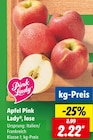 Apfel Pink Lady, lose Angebote bei Lidl Delmenhorst für 2,22 €