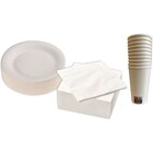 SUR TOUTE LA VAISSELLE À JETER BLANCHE : ASSIETTES, GOBELETS ET SERVIETTES - CARREFOUR HOME en promo chez Carrefour Market Boulogne-Billancourt